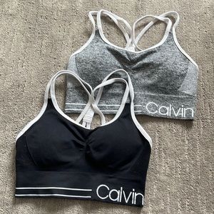 Calvin Klein sports bra workout top